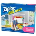 thumbnail image 3 of SC Johnson Ziploc Big Bag Large Double Zipper Pack - 3, Blue, 3 of 8