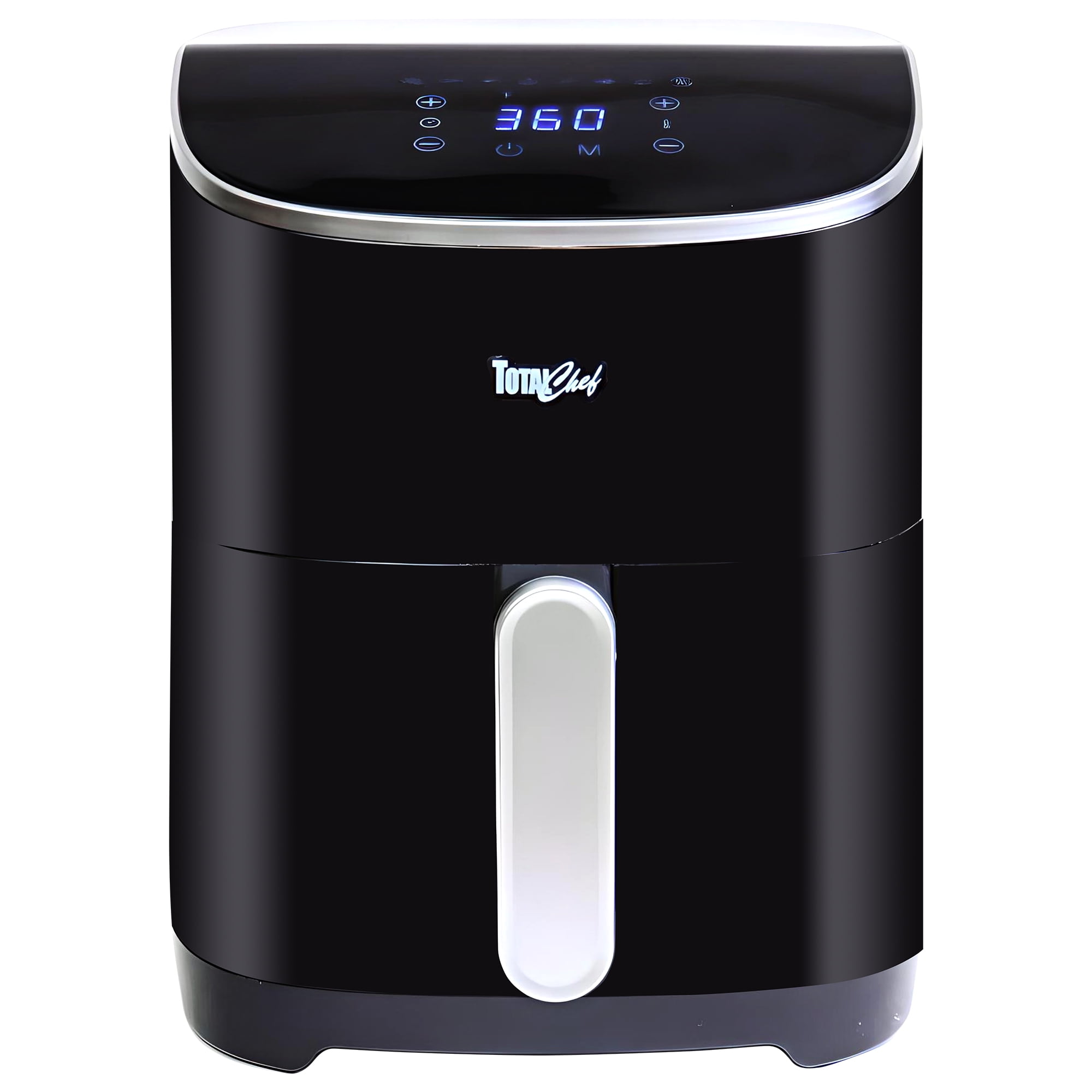 Total Chef 3.6 QT Digital Air Fryer Countertop Electric with LED Touch Screen Temperature Control Oil Less Non Stick Basket Walmart