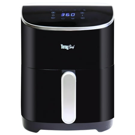 Total Chef Digital Air Fryer, 5 Qt, 8 Cooking Presets, Touch Controls