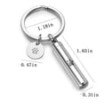 thumbnail image 2 of Llavero impermeable para mascotas de cremación para cenizas de perros, urna cilíndrica para perros y gatos para cenizas de mascotas, recuerdo de cremación, colgante de joyería para cenizas c, 2 of 5