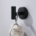 thumbnail image 4 of Gancho para toalla de baño, gancho para bata para baño, gancho montado en la pared, ganchos para bata para baño, cocina (paquete de 2), 4 of 5