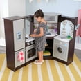 KidKraft Ultimate Corner Play Kitchen with Lights & Sounds Espresso