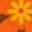 Orange, variant on 70s Peace Sign With Groovy Flowers Retro Hippie Graphic Vintage Style Sweatshirt, for men & women, up to size 5XL.