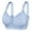 Blue, variant on Bigersell Comfort Bras for Women Sale Push up Bras for Women Plus Size Full-Figure Bra Style B3827 V-Neck Seamless Bras Front Button Bra Closure Women's Plus Size No Show Bras for Women Blue L
