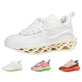 thumbnail image 7 of NOKIO Mens Fashion Sneakers Platform We𝖽ge Athlet𝗂c Shoes with Comforatble Soft Cushion Sole, Colorful Casual Walking Shoes Lightweight Breathable Running Shoes for Back to College, Travel, 7 of 7