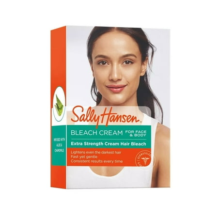 Sally Hansen Hair Bleach, Creme, Extra Strength, Pack of 1, 6 Packs