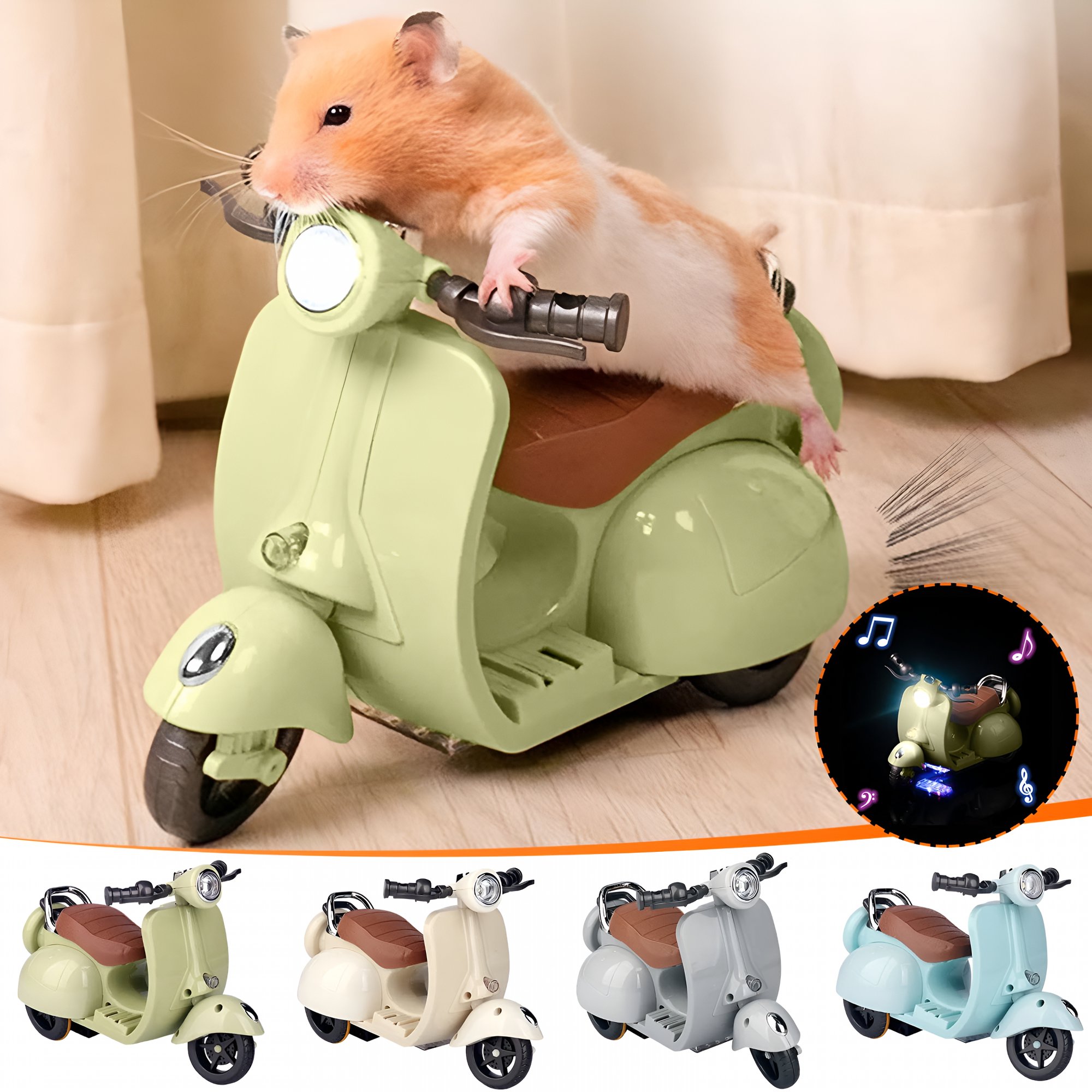 CYFW Boys Toys Age 4-6 Scooter Toy With Light And Music Interactive Rotating Toy Car Toys for Boys Christmas Gifts for Boys Plastic Fun Indoor&Outdoor