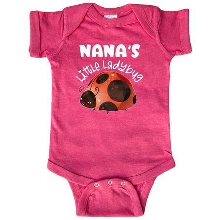 

Inktastic Nana s Little Ladybug Gift Baby Boy or Baby Girl Bodysuit