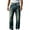 a01Green, variant on Men Wide Leg Baggy Jeans Y2k Casual Loose Fit Washed Denim Pants Streetwear Work Office Hip Hop Vintage 2000s Jean Trousers with Pockets Gray M