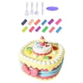 thumbnail image 4 of Bunblic Birthday Cake Set Interactive Toy with 12 Clays for Preschool Birthday Gifts Pink, 4 of 8