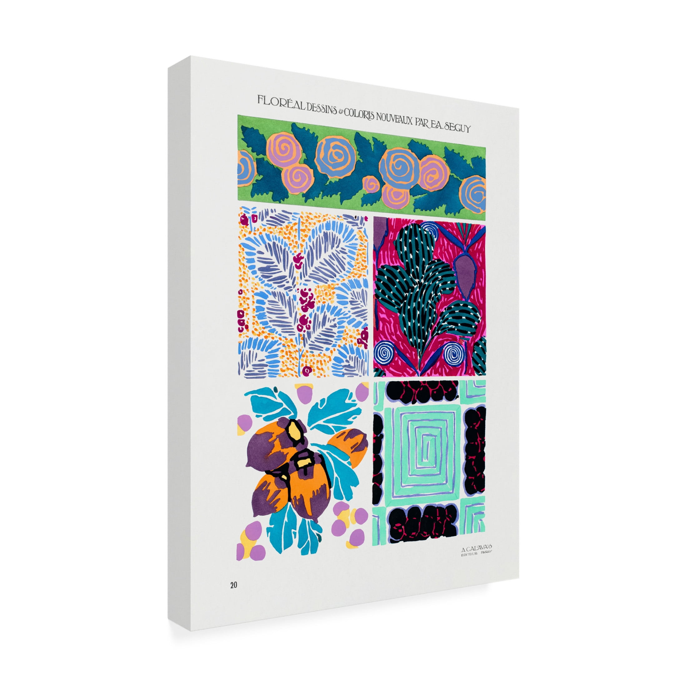 Trademark Fine Art Pictufy   Pattern 20 Canvas Wall Art