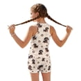 thumbnail image 2 of Xoenoiee Dachshund Paw Heart Print Girls Tankini Swimsuits with Boy Shorts 2 Piece Swim Suits 2026 Round Neck Bathing Suit Beach Pool Modest Swimwear Beachwear, 6-7 Years, 2 of 7