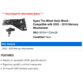 thumbnail image 2 of Spare Tire Wheel Hoist Winch - Compatible with 2002 - 2010 Mercury Mountaineer 2003 2004 2005 2006 2007 2008 2009, 2 of 2