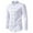 White, variant on Njoeus Men's Banded Collar Double Breasted Dress Shirt Slim Fitted Long Sleeve Mandarin Collar Party Shirt Suit