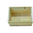 thumbnail image 5 of Poole & Sons Wooden Storage Crate with Hand Holes, 14 x 10 x 9 Inside Dimensions, 5 of 6
