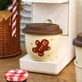 thumbnail image 3 of de Café de Cerámica con Tapa de Silicona: Elegante, Resistente Al , Antideslizante, de Té Portátil para Uso en Exteriores y en la Oficina A, 3 of 5