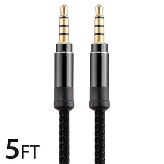 Headphone Y Splitter Mic and Audio Combo Adapter Female to Male 3.5mm PC  Headset Extension Cable for PS4,Tablet, Laptop,Phone and More 3.9 Inch