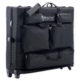 thumbnail image 4 of YfulYde Universal Size Wheeled Massage Table Carry Case with Wheels, Oversized Carrying Bag for Foldable Massage Bed with Castors-Fits 27” to 32” Width Folding Massage Table- Black, 4 of 8