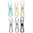 thumbnail image 4 of 30Pcs Métal Petits Clips Creux Poisson Forme Couleur Sac Scellant Papier Titulaire Papeterie de Bureau M, 4 of 8