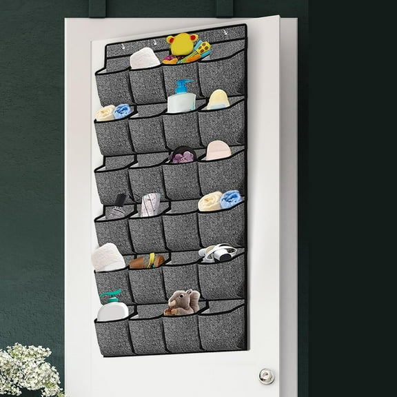 Shoes Holder Over Organizer Shoe Shelf Shoe Hanger Wall Toy Storage Large 24 Slots Hanging Organizer for Living Room