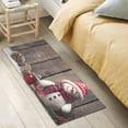 thumbnail image 5 of Dreamtimes Snowman Kitchen Rug 20"x39", Non Skid Kitchen Runner Rug Absorbent Resist Dirt Kitchen Floor Mat Comfort Standing Mat for Kitchen, Floor, Office, Sink, Laundry, 5 of 6