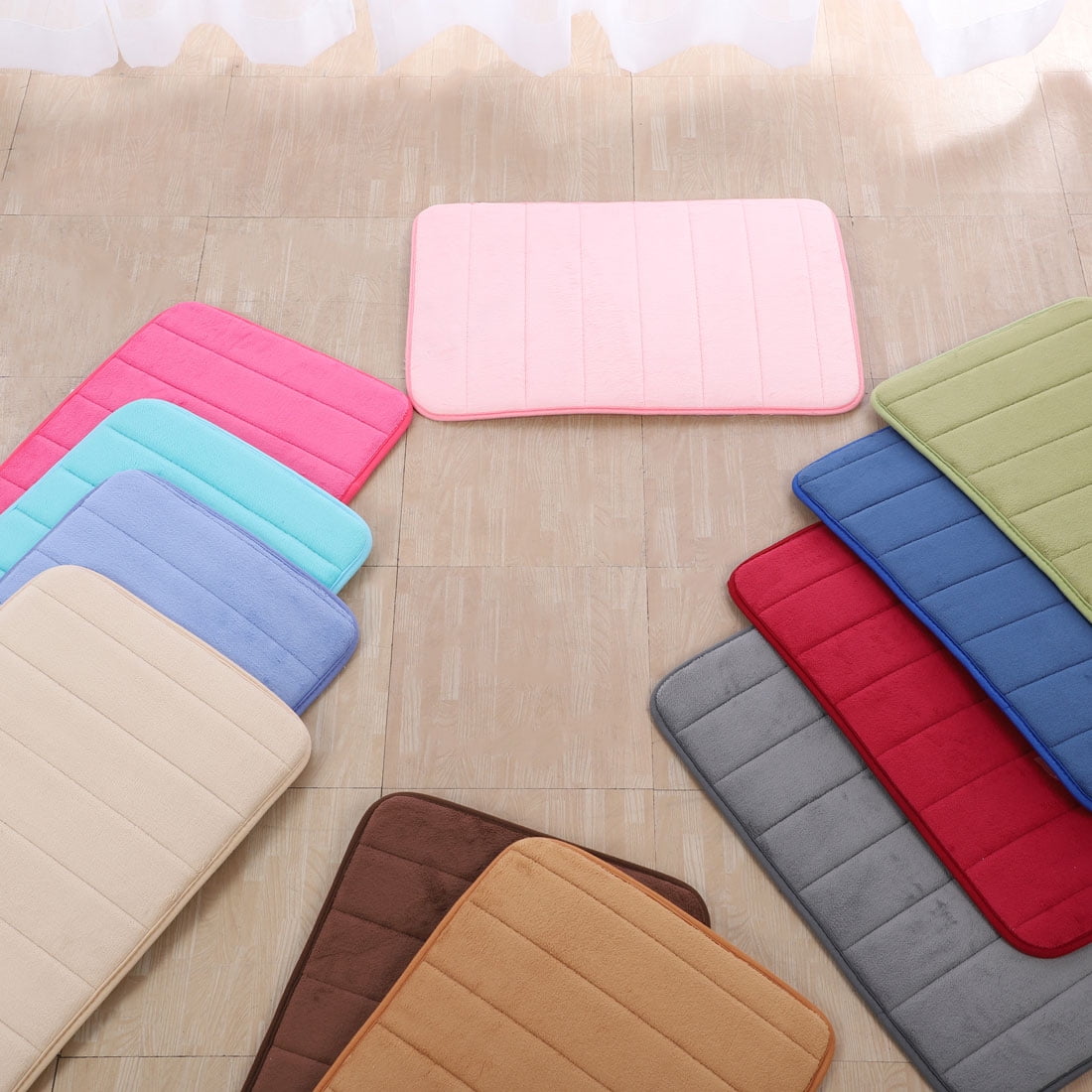 Memory Foam Absorbent Bath Non Slip Mat Rug Shower Carpet