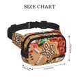 thumbnail image 4 of Balery Christmas Cookies Mochila Cinturón para Mujeres y Hombres, Bolsa de Cintura Impermeable de Doble Capa con Correa, 4 of 9