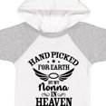 thumbnail image 4 of Inktastic Handpicked for Earth by My Nonna in Heaven with Angel Wings Boys or Girls Baby Bodysuit, 4 of 5