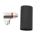 thumbnail image 2 of Bike CO2 Inflator, Wide Compatible Fast Inflate Quick Attach Bike Tire CO2 Adapter Aluminium Alloy with Insulated Sleeve for Mountain Bikes Black,Silver,Red, 2 of 7