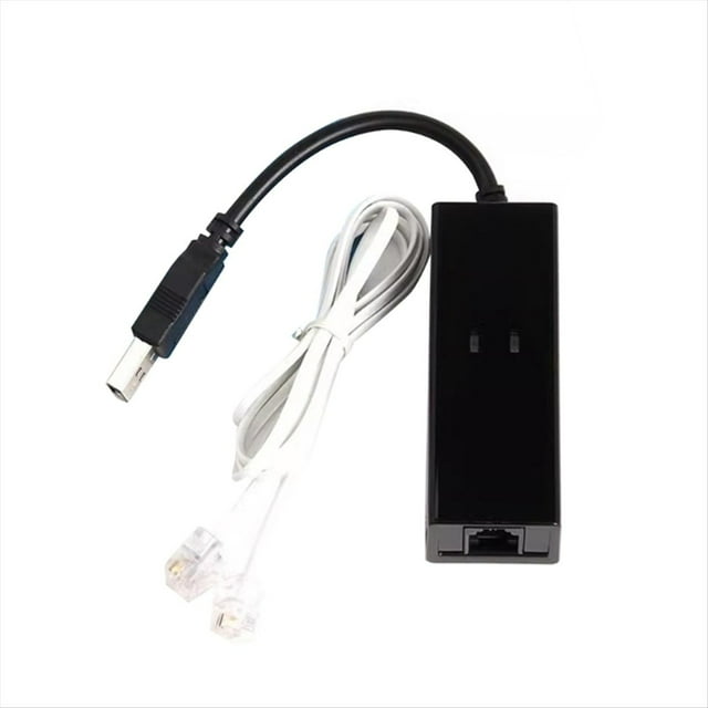 Módem de Fax, Controlador de Módem Externo USB2.0 56K, Módem USB Conecta y Reproduce, Estándar y Ampliado Según Instrucciones (Puerto Único)