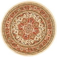 thumbnail image 2 of SAFAVIEH Lyndhurst Miranda Traditional Bordered Area Rug, Ivory/Rust, 10' x 10' Round, 2 of 5