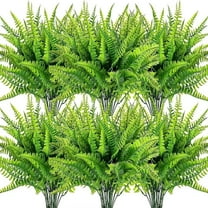 Pakyozj Artificial Ferns for Outdoors Fake Fern Plants Faux Boston Fern Plant for Room Home Garden Decor