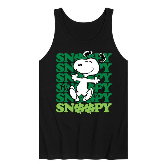 Peanuts - Snoopy Clover Dance - Men's Jersey Tank Top