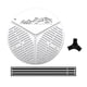 thumbnail image 2 of Montaje del neumático de repuesto del coche RC 1:12 RC coche de material acero inoxidable soporte de montaje de neumáticos de repuesto para MN D90 D91 MN99 MN99S, 2 of 9