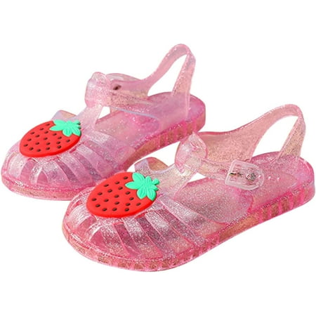 

Kids Jelly Sandals 2023 Unisex Kids Baby Cute Fruit Jelly Shoes Girls Boys Sandals Summer Shoes for Kids Toddler Shoes Gender Neutral Sandals
