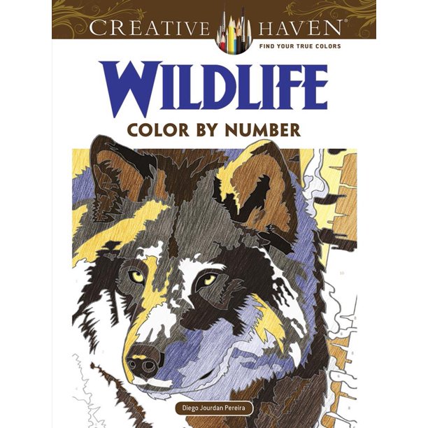 Creative Haven Coloring Books: Creative Haven Wildlife Color By Number