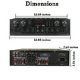 thumbnail image 4 of Technical Pro 1600W 4 Channel Bluetooth Receiver 8 Speaker Home Theater System, 4 of 5