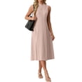 thumbnail image 5 of Cueply Womens Summer Dresses Casual 2026 Sleeveless Midi Dress Tank Sundress Vacation Outfits with Pockets, 5 of 8