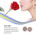 thumbnail image 4 of Minnieouse 1 par de pendientes de mujer de acero inoxidable 12mm reutilizables pendientes extraíbles fiestas joyería Festival regalo de Navidad Ropa, zapatos y accesorios Miscelánea tipo 23 Minnieouse AP011022-14, 4 of 6