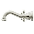 thumbnail image 3 of Novatto NBF-W03BN RIA Two Handle Wall Mount Bathroom Faucet in Brushed Nickel, 3 of 4