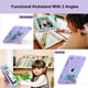 thumbnail image 3 of Funda CCMAO para iPad Mini 5/4 a prueba de golpes, híbrida, morado y verde, 3 of 6