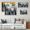 thumbnail image 4 of Designart "Grey And Black City In Simplicity III" Minimalims City Canvas Wall Art, 4 of 5