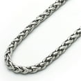 thumbnail image 2 of 4mm Stainless Steel Chain Necklaces Spiga Wheat Chain ( Available Length 20", 22", 24"), 2 of 2