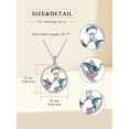 thumbnail image 2 of CACA LADY Frog Necklaces Sterling Silver 925 Frog Lotus Necklace Pendant Frog Jewelry Gifts for Women Wife Friends, 2 of 6