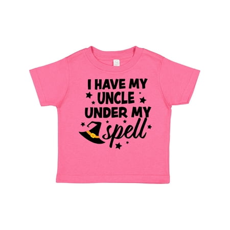 

Inktastic I Have My Uncle Under My Spell with Cute Witch Hat Gift Toddler Boy or Toddler Girl T-Shirt