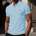 thumbnail image 4 of Breeze Capri Polo Shirt for Men Moisture Wicking Performance Polo Shirts Stretchy Quick Dry Casual Short Sleeve Golf T-Shirts, 4 of 7