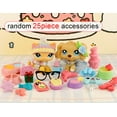 thumbnail image 3 of Cute Accessories Compatible with lps Pets, Random 25pcs Hat Scarf Jacket Dress Bow Skirt Clothes Collar Foof and Drink Toy Accessories fit lps Cats and Dogs Pet Figures, 3 of 5