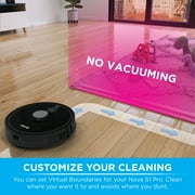 iHome AutoVac Nova S1 Pro Robot Vacuum — LIDAR Smart Mapping, Self-Empty Base, 150-Min Runtime & Strong Suction for Hard Floors & Carpet
