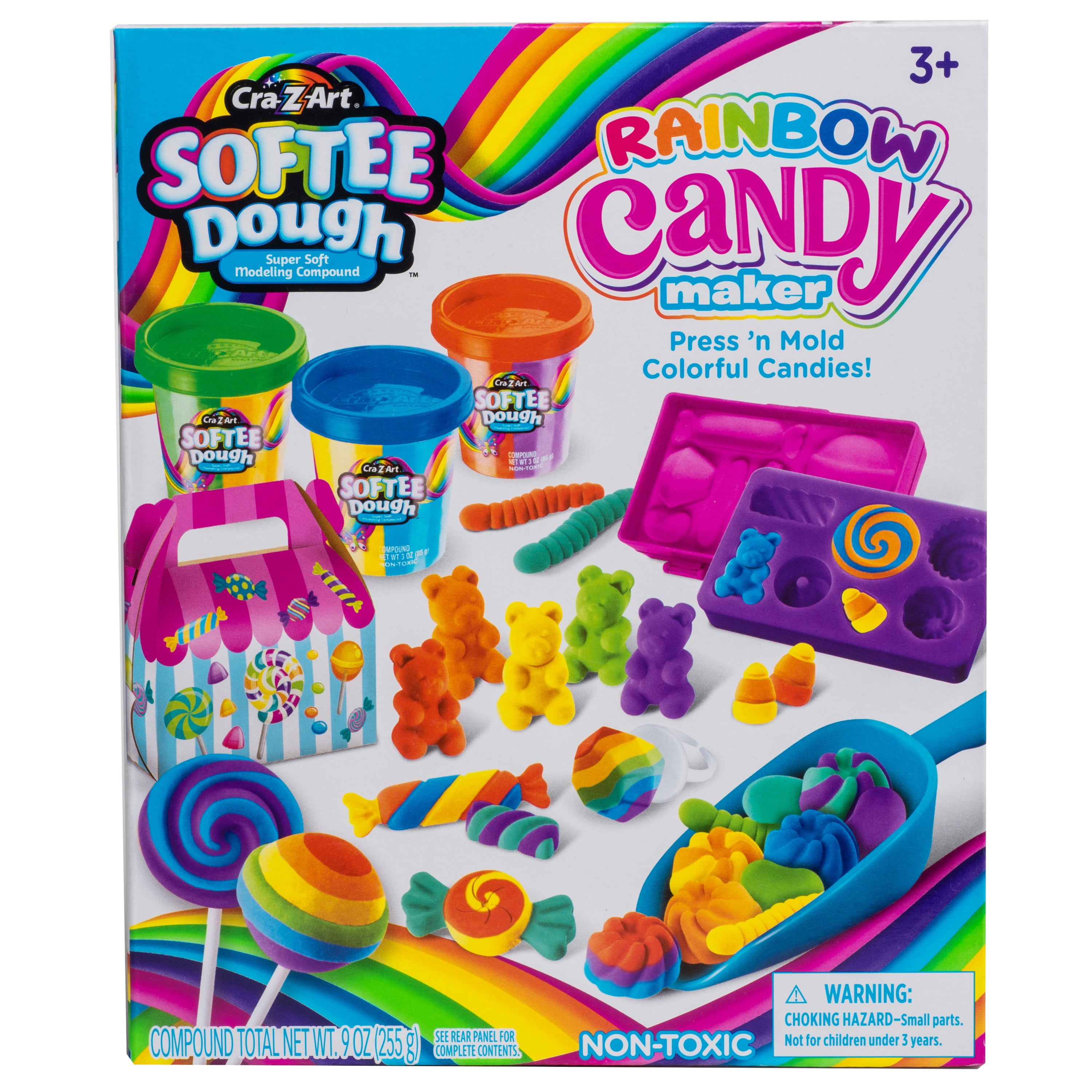 Cra-Z-Art Softee Dough Multicolor Rainbow Candy Maker Dough Set