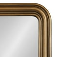 thumbnail image 3 of Kate and Laurel Kinsman Traditional Rounded Arched Wall Mirror, 26 x 36, Gold, Decorative Contemporary Tall Wood Mirror with Radius Corners for Vertical or Horizontal Display, 3 of 8